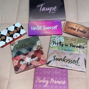 9 Brand new Violet Voss eyeshadow palettes brand new never used or opened.